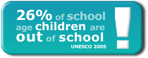 26% Children out of school